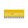 Keresztösszekötő 2,5mm2 sorkapocshoz (WDU) 10P szigetelt sárga WQV 2.5/10 Weidmüller - 1054460000