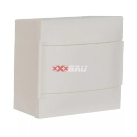   Kiselosztó PE/N-sín 63A műanyag 1x 8M falonkívüli fehér IP40 ajtó PractiboxS LEGRAND 134208