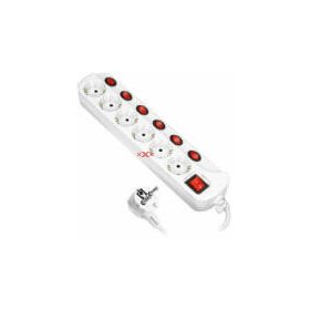 Külön kapcsolható 6-os elosztó