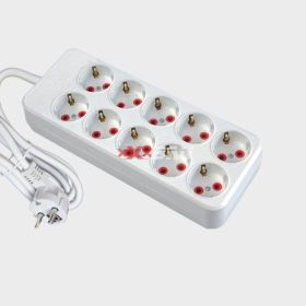 10-es földelt szerelhető elosztó, fehér 321702