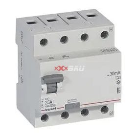 Legrand RX3 áram-védőkapcsoló 4P 25A 30mA