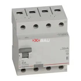   Legrand RX3 áram-védőkapcsoló 4P 40A 30mA érintésvédelmi relé
