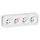 ORNO OR-OE-7210/W 4-es ToDo fali aljzat, 2P+F, IP20, 16A, 230V AC, fehér