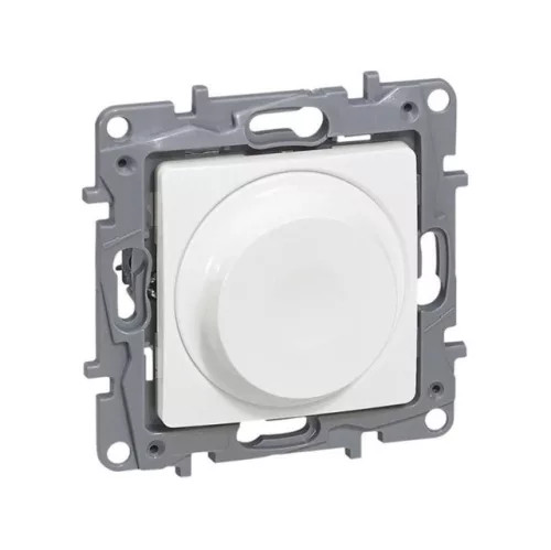 Niloé fényerőszabályzó betét központi fedéllel forgatógomb 20-300VA 100-240V fehér LEGRAND 764588
