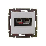 Valena adatcsatlakozó dugalj UTP RJ45 8(8) Cat5e fehér LEGRAND 774231