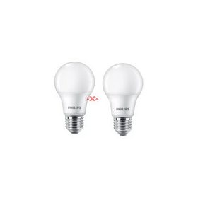   LED IZZÓ A60 körte A 10W- 75W E27 1055lm 827 220-240V AC 15000h 180° 2700K Philips DUO 2db/csomag 929002306562