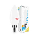 LED lámpa B37 gyertya 4,9W- 40W E14 470lm 840 220-240V AC 25000h 200° 4000K C4000K4,9WN