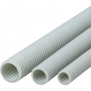 Gégecső normál 50m 16mm-átmérő PVC 320N-nyomásálló szürke UV-álló GEWISS DX10016R50