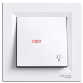 ASFORA EGYPÓLUSÚ NYOMÓ, LÁMPAJEL, FEHÉR EPH0900121