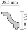 Decosa díszléc ST - 45 2 m /db GR0264
