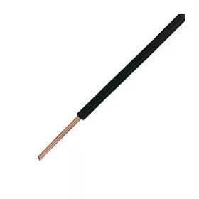   H07V-U 1x 1.5mm2 fekete tömör 450V/U0 750V H07V-U (MCu) 100m GR15FEKETE100