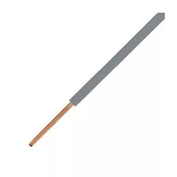 H07 V-U 1x 1.5mm2 szürke tömör 450V/U0 750V H07V-U (MCu) 100m GR15SZURKE100