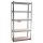 Salgó polc 180x90x40 cm 5 polc 175KG/POLC GR1809040KARBON