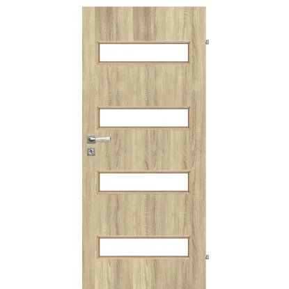 Lakkozott beltéri ajtólap 4 / 4 Fehér Tölgy 90 cm x 210 cm jobbos GR1871