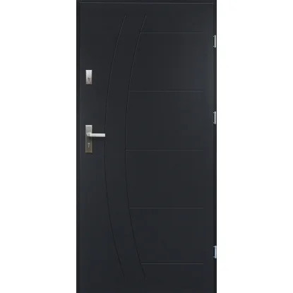 Kültéri fém bejárati ajtó Italiano 100 Jobb 2072 mm x 1000 mm Kilincs/zár GR2166