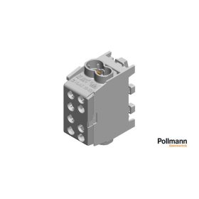   Fővezetéki leágazókapocs 130/100A Cu/Al csavaros szürke 2x25+2x16mm2 GRS0136