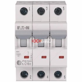  Kismegszakító 3P 16A C-jelleg 230V AC 4.5kA/60898 3M HL-C16/3 xPole Home EATON 194791