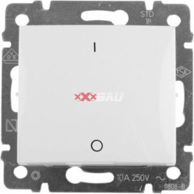   Valena 103 3P kapcsoló betét közp. fedéllel fehér süllyesztett rugós IP31 1- LEGRAND 774403