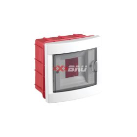 LOTUS lakáselosztó süllyesztett 1x4M+átlátszó ajtó