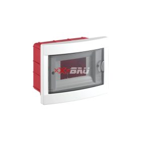 LOTUS lakáselosztó süllyesztett 1x6M+átlátszó ajtó