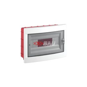 LOTUS lakáselosztó süllyesztett 1x12M+átlátszó ajtó