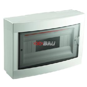 LOTUS lakáselosztó falon kívüli 1x12M+átlátszó ajtó