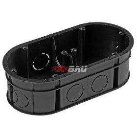 BUDVILL BV 70/2 FEKETE 2-ES SZERELVÉNYDOBOZ