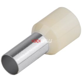   Érvéghüvely DIN-VDE szigetelt normál 10mm2 12mm elefántcsont TRACON E124