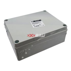   Kötődoboz zárt IK08 műanyag 240mmx190mmx90mm IP56 szürke teli fedél ElettroCanali EC410C7