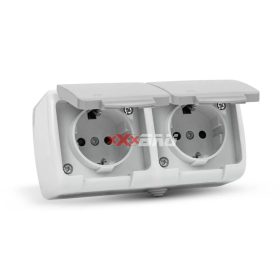   Entac Stephan Felületre Szerelhető Fali Aljzat Földelt 2x IP54