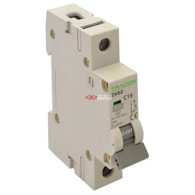   Kismegszakító 1P 16A C-jelleg 230V AC 6kA/60898 1M EVOZ TRACON EVOZ1C16