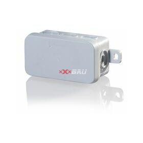   Kötődoboz falonkívüli 44mmx 85mmx 40mm szürke műanyag IP54 12 kábel/cső E126 F-TRONIC 7340141