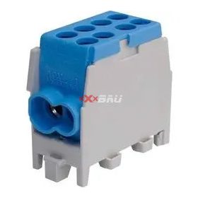   Fővezetéki leágazókapocs 130/100A Cu/Al csavaros kék 2x25+2x16mm2 HLAK 25 1/2 M2 Pollmann 2080137