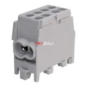   Fővezetéki leágazókapocs 130/100A Cu/Al csavaros szürke 2x25+2x16mm2 HLAK 25 1/2 M2 Pollmann 2080136