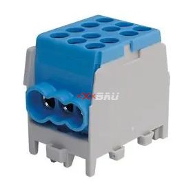   Fővezetéki leágazókapocs kék 2x25+4x16mm2 M2 1P csavaros 2csatl./16mm2 HLAK 25-1/4 M2 Pollmann 2080169