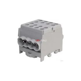   Fővezetéki leágazókapocs 150/125A Cu/Al csavaros szürke 2x35+6x25mm2 HLAK 35-1/6 M2 Pollmann 2080183