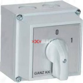   Terhelés 0-1 be-ki kapcsoló 3P 20A tokozott KKM0-20-6002 Ganz KK 3AC6002XB00S20