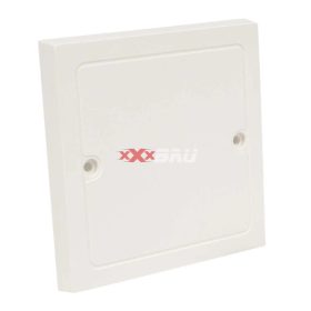   Csatornadoboz-fedél LK 80/- és LK 80X28/1-hez négyzetes csavaros fehér műanyag 82mmx VLK KOPOS VLK 80_HB