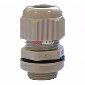   Tömszelence PG 29 ellenanyával 18-25mm-kábelátmérőhöz műanyag világosszürke TRACON PG-29