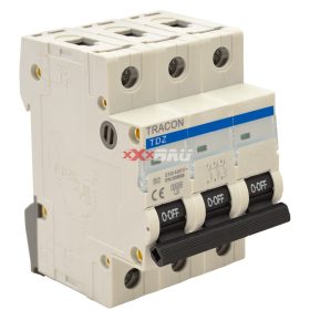   Kismegszakító 3P 16A C-jelleg 400V AC 6kA/60898 TDZ TRACON TDZ-3C-16