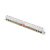 PE/N sín kiselosztóba 2P 80A 8M 2x(2x16mm2 + 7x10mm2) 40CD GEWISS GW40408B