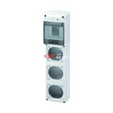 Kombinációs dugalj doboz IP65 FK 5 DIN modul hely+ 3db 16A dugaljhely 68Q-DIN GEWISS GW68001N