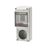 Kombinációs dugalj doboz IP65 FK 5 DIN modul hely + 1db 16A dugaljhely 68Q-DIN GEWISS GW68017N