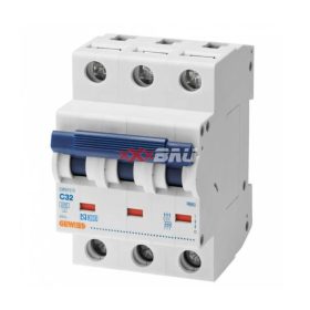   Kismegszakító 3P 16A C-jelleg 500V AC 6kA/60898 6kA/60947 3M RB60 GEWISS GW91567