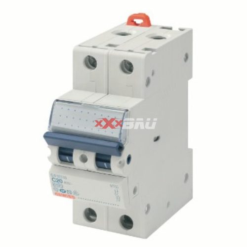 Kismegszakító 2P 20A C-jelleg 400V AC 4.5kA/60898 6kA/60947 MT45 GEWISS GW92149