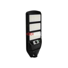   LED közvilágítási lámpatest PIR-érzékelős szolár 13h/LiFePo4-akkuval 1300lm 150W LL1322