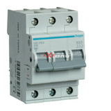 Kismegszakító 3P 16A B-jelleg 400V AC 6kA/60898 3M MB Hager MB316A