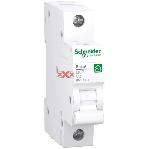 Schneider Electric, Resi9, R9F14102, Kismegszakító 1P,2A, C